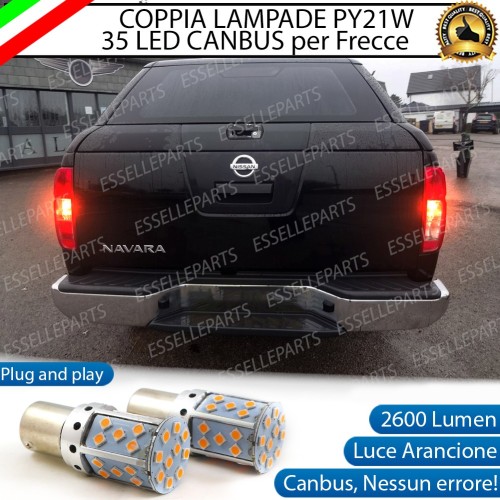 Coppia Frecce Posteriori PY21W 35 LED Canbus NISSAN NAVARA D40