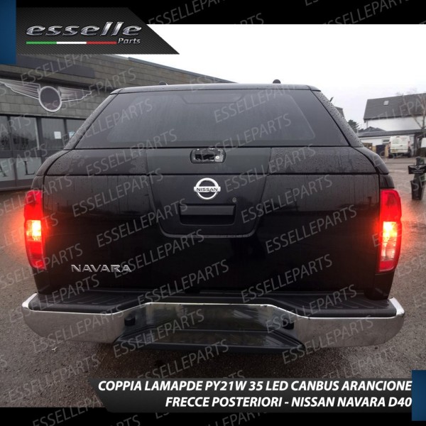 Coppia Frecce Posteriori PY21W 35 LED Canbus NISSAN NAVARA D40