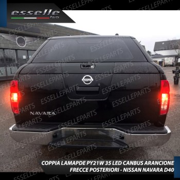 Coppia Frecce Posteriori PY21W 35 LED Canbus NISSAN NAVARA D40