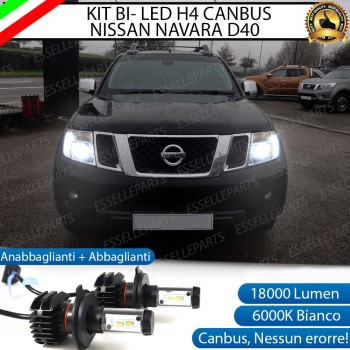 Kit Full LED H4 18000 LUMEN Anabbaglianti + Abbaglianti per Nissan Navara D40