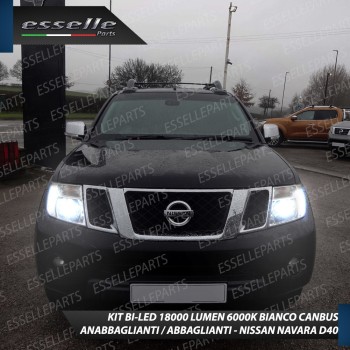 Kit Full LED H4 18000 LUMEN Anabbaglianti + Abbaglianti per Nissan Navara D40