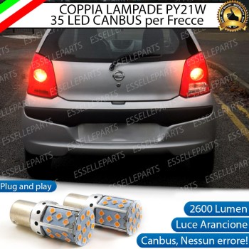 Coppia Frecce Posteriori PY21W 35 LED Canbus NISSAN Pixo
