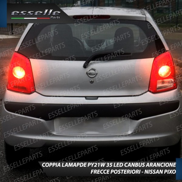 Coppia Frecce Posteriori PY21W 35 LED Canbus NISSAN Pixo