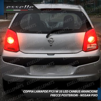 Coppia Frecce Posteriori PY21W 35 LED Canbus NISSAN Pixo