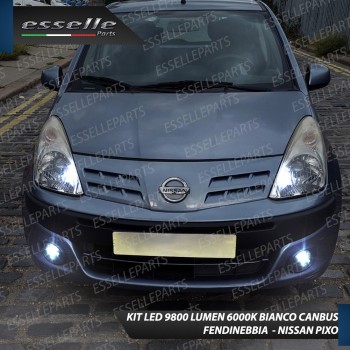 Kit Full Led 6000k H11 canbus NISSAN PIXO Fendinebbia No Error