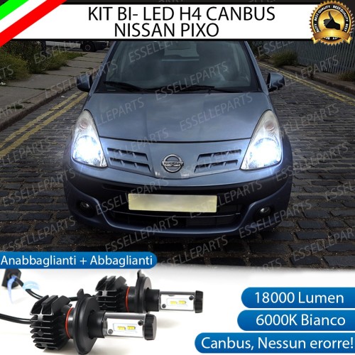 Kit Full LED H4 18000 LUMEN Anabbaglianti + Abbaglianti per NISSAN PIXO