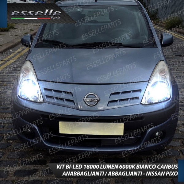 Kit Full LED H4 18000 LUMEN Anabbaglianti + Abbaglianti per NISSAN PIXO
