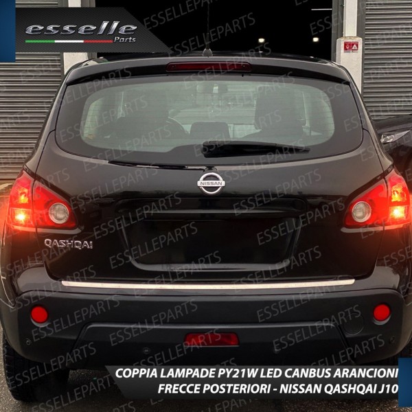 Coppia Frecce Posteriori PY21W 35 LED Canbus Nissan Qashqai I