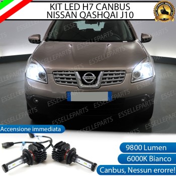 Kit Full Led 6000k canbus NISSAN QASHQAI J10 H7 ANABBAGLIANTI No Error