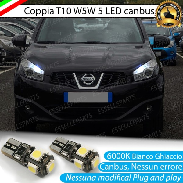 Kit Full Led 6000k canbus NISSAN QASHQAI J10 Luce Bianca No Error