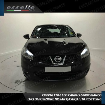 Kit Full Led 6000k canbus NISSAN QASHQAI J10 Luce Bianca No Error