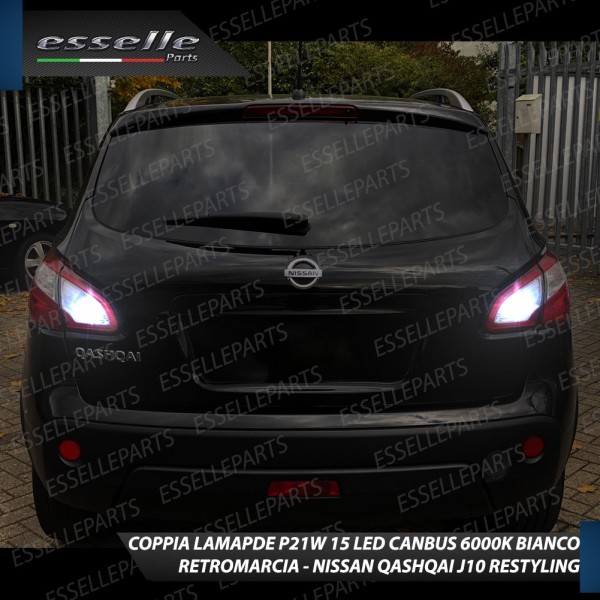 Luci Retromarcia 15 LED Nissan Qashqai I RESTYLING CON LENTE FRONTALE