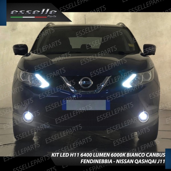 Kit Full LED H8 6400 LUMEN Fendinebbia NISSAN QASHQAI II
