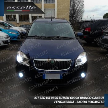 Kit Full LED H8 Fendinebbia 9800 Lumen 6000K SKODA ROOMSTER con allestimento standard