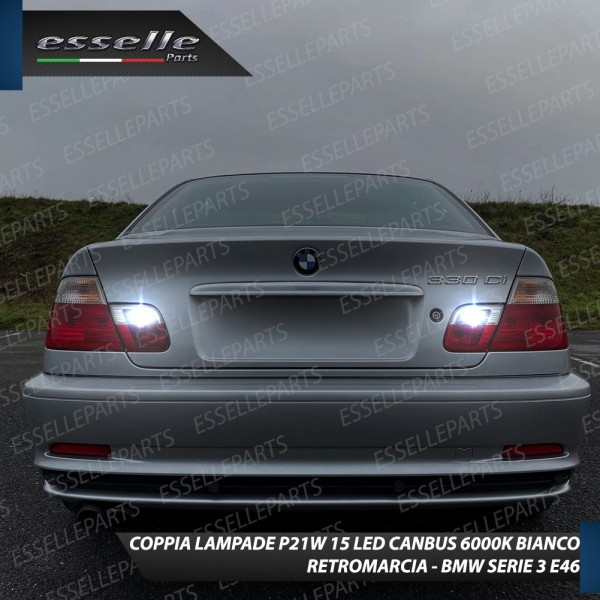 Luci Retromarcia 15 LED BMW Serie 3 E46 CON LENTE FRONTALE
