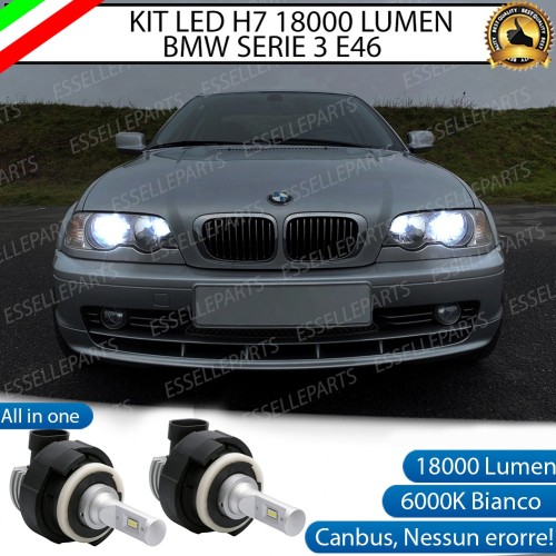 Kit Full LED H7 18000 LUMEN Anabbaglianti BMW SERIE 3 E46