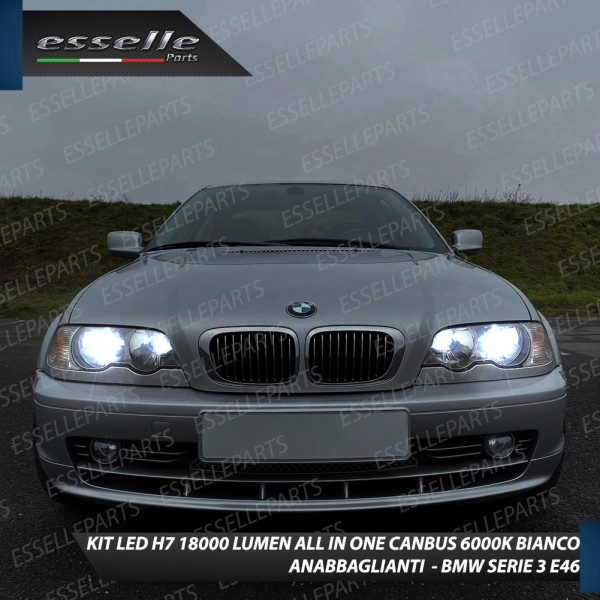Kit Full LED H7 18000 LUMEN Anabbaglianti BMW SERIE 3 E46