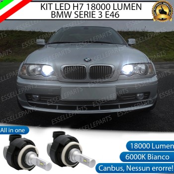 Kit Full LED H7 18000 LUMEN Abbaglianti BMW SERIE 3 E46