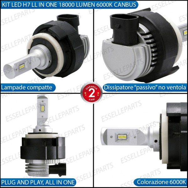 Conversione Fari Full LED 6000k canbus  BMW SERIE 3 E46