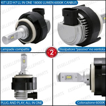 Conversione Fari Full LED 6000k canbus  BMW SERIE 3 E46
