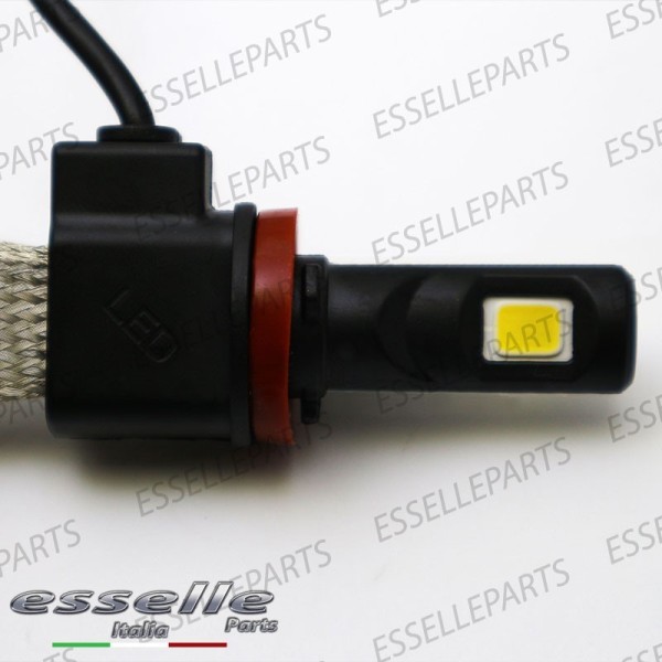 Kit Full LED H8 Fendinebbia 6400 Lumen 6000K bianco SKODA Fabia 2 Dal 2011