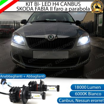 Kit LED per Skoda Fabia 2 Dal 2011 Lampade 18000 lm 6000K
