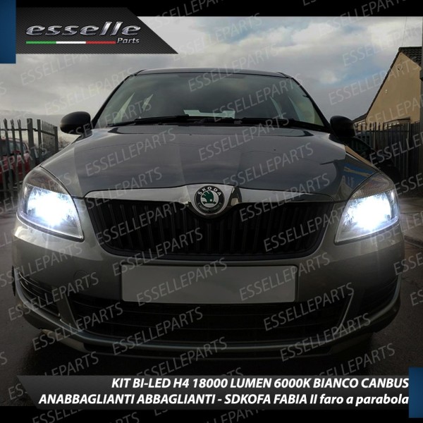 Kit LED per Skoda Fabia 2 Dal 2011 Lampade 18000 lm 6000K