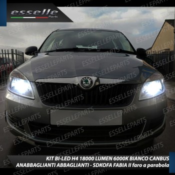 Kit LED per Skoda Fabia 2 Dal 2011 Lampade 18000 lm 6000K