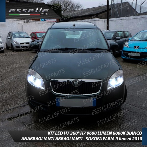 Kit LED per Skoda Fabia 2 Fino al 2010 LED a 360° 6000K