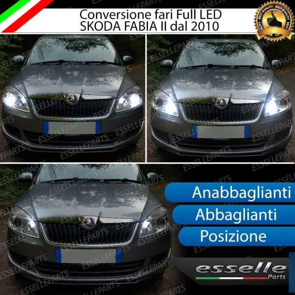 Conversione Fari Full LED SKODA FABIA II PRODOTTI DAL 2011 IN POI