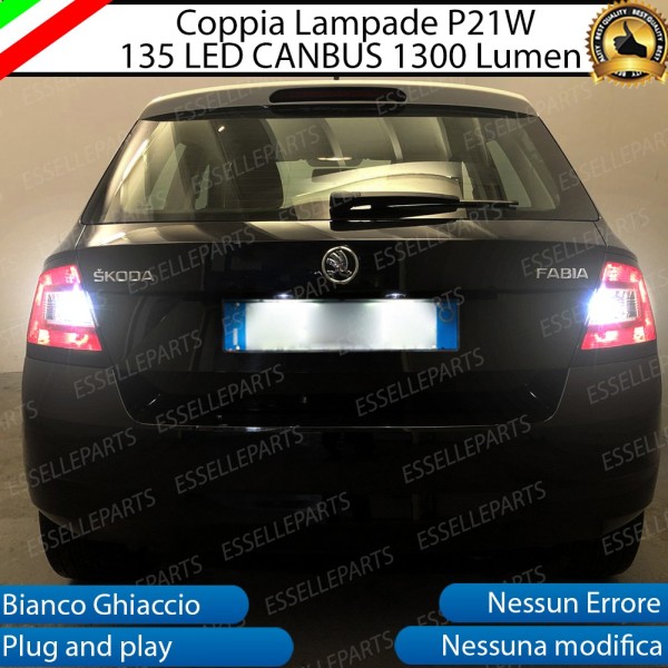 Lampade Retromarcia P12W Canbus 3.0 LED 6000K Skoda Fabia 3 Restyling