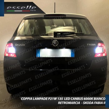 Lampade Retromarcia P12W Canbus 3.0 LED 6000K Skoda Fabia 3 Restyling