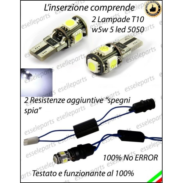 Conversione Fari Full LED 18000 Lumen 6000K bianco SKODA FABIA MK3 fari a parabola