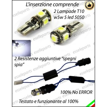 Conversione Fari Full LED 18000 Lumen 6000K bianco SKODA FABIA MK3 fari a parabola