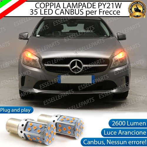Coppia Frecce Anteriori PY21W 35 LED Canbus Mercedes Classe A W176