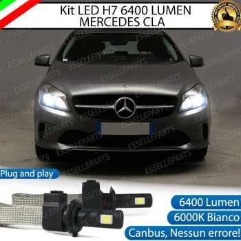 Kit Full LED H7 6400 LUMEN Anabbaglianti MERCEDES CLA