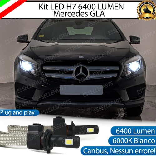 Kit Full LED H7 6400 LUMEN Anabbaglianti MERCEDES GLA