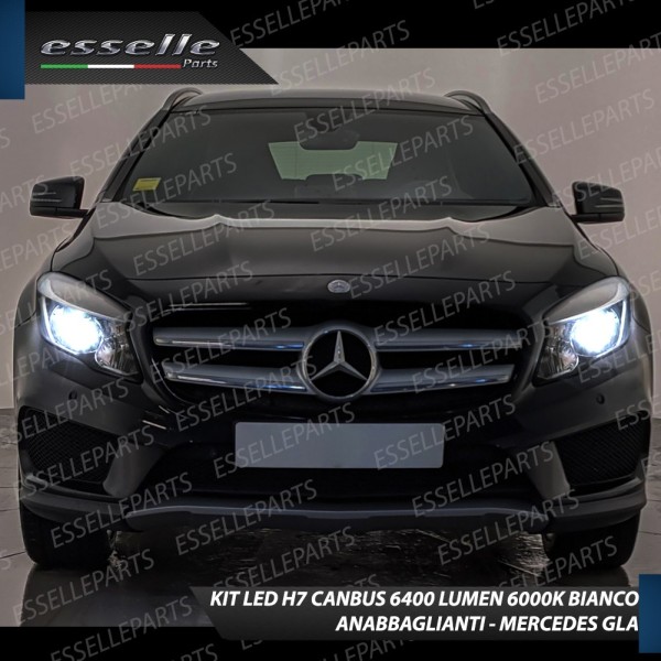 Kit Full LED H7 6400 LUMEN Anabbaglianti MERCEDES GLA