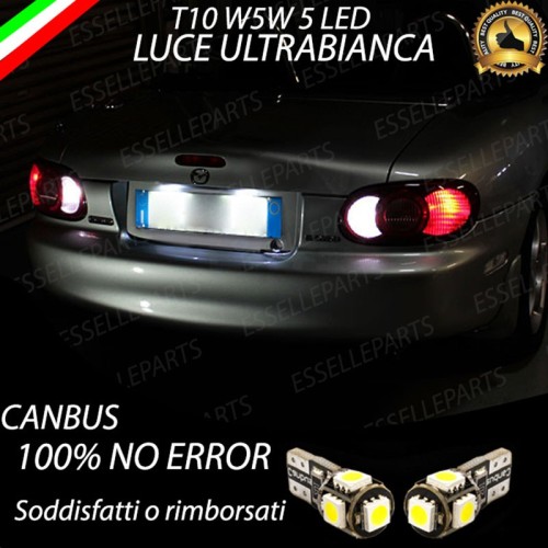 Luci targa 5 LED Canbus MAZDA MX5 II