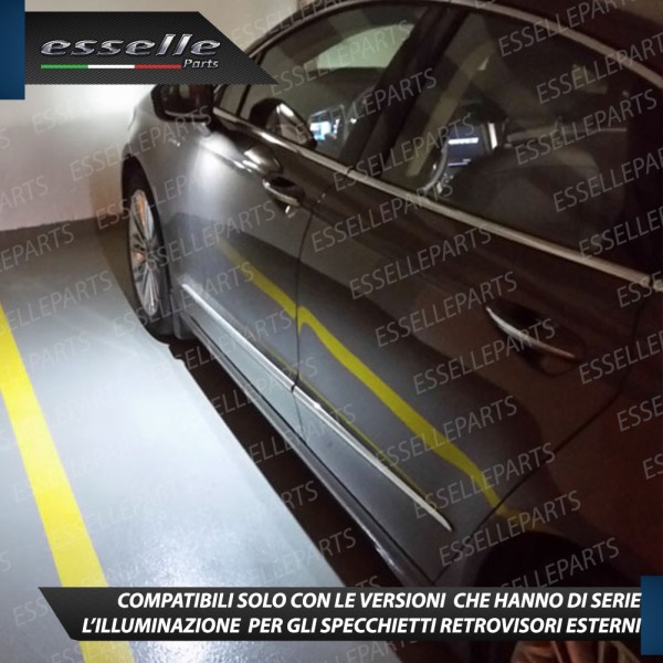 Coppia lampade LED antipozzanghera specchietti esterni 6000K bianco Ford Puma MK2