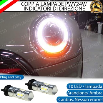 Lampada PWY24W Canbus ARANCIONE FRECCE Luce AMBRA MINI CLUBMAN F54