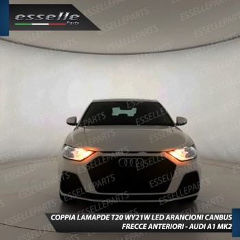 Coppia Frecce Anteriori T20 WY21W 35 LED Canbus AUDI A1 II