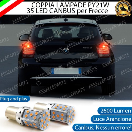 Coppia Frecce Posteriori PY21W 35 LED Canbus BMW SERIE 1 F20 F21
