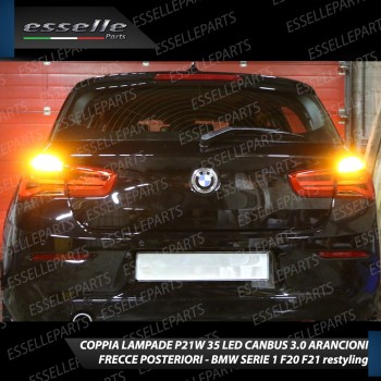 Coppia Frecce Posteriori P21W 35 LED Canbus BMW SERIE 1 F20 F21 RESTYLING