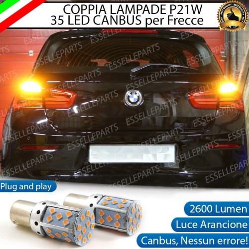 Coppia Frecce Posteriori P21W 35 LED Canbus BMW SERIE 1 F20 F21 RESTYLING