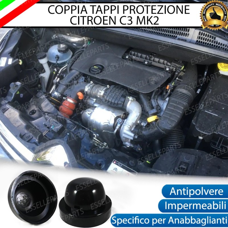 TAPPI COPRIFARO CUFFIA IN GOMMA PER FARI XENON KIT FULL LED Citroen DS3