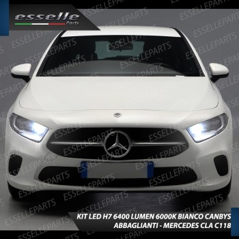 Kit Full LED H7 6400 LUMEN Abbaglianti MERCEDES CLA W118