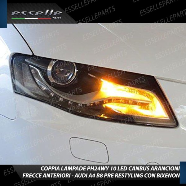 Coppia Frecce Anteriori PH24WY 10 LED Canbus AUDI A4 B8 all road