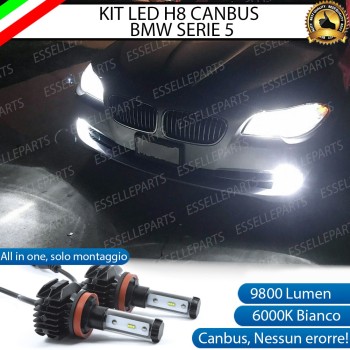 Kit Full Led 6000k canbus BMW SERIE 5 F10 F11 H8 Fendinebbia No Error