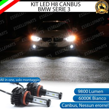 Kit Full LED H8 9800 LUMEN Fendinebbia per BMW SERIE 3 F30 F31 F34